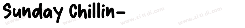 Sunday Chillin字体转换